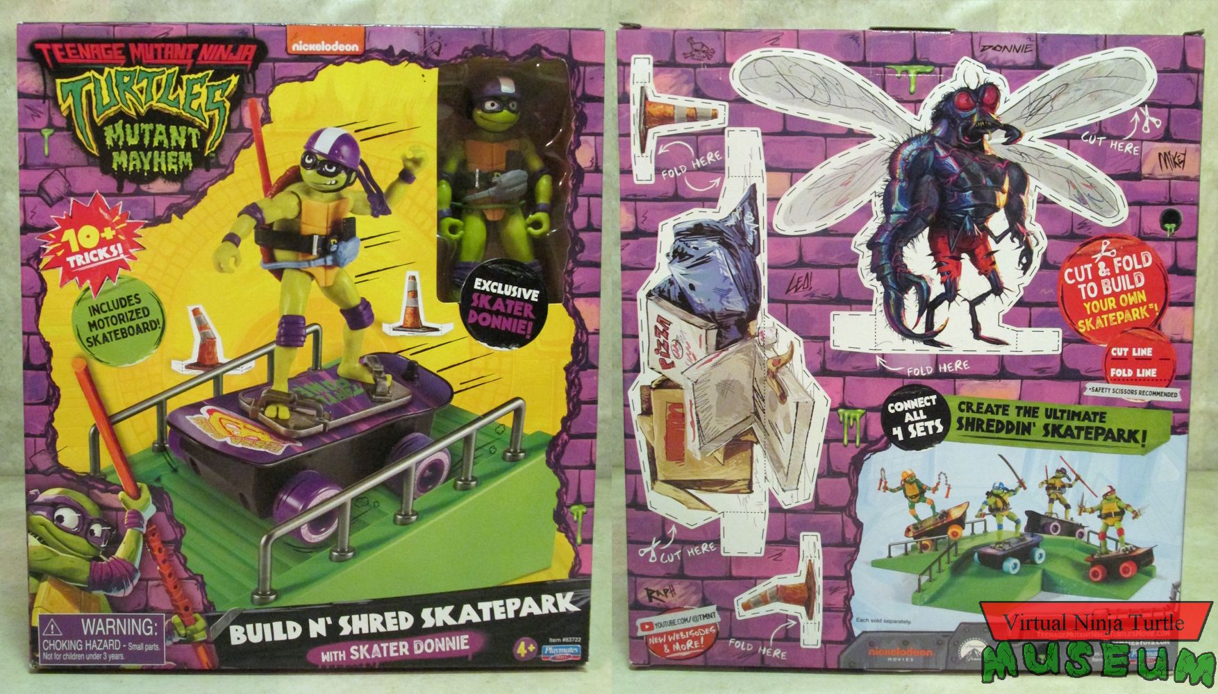 Mutant Mayhem Build N' Shred Skatepark with Skater Donnie