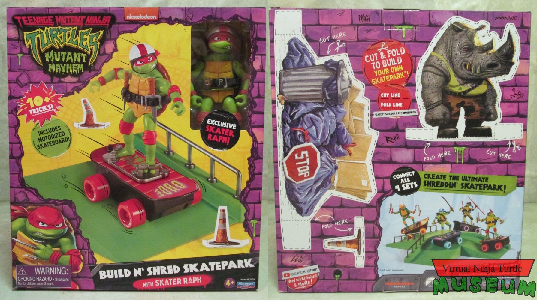 Mutant Mayhem Build N' Shred Skatepark with Skater Raph