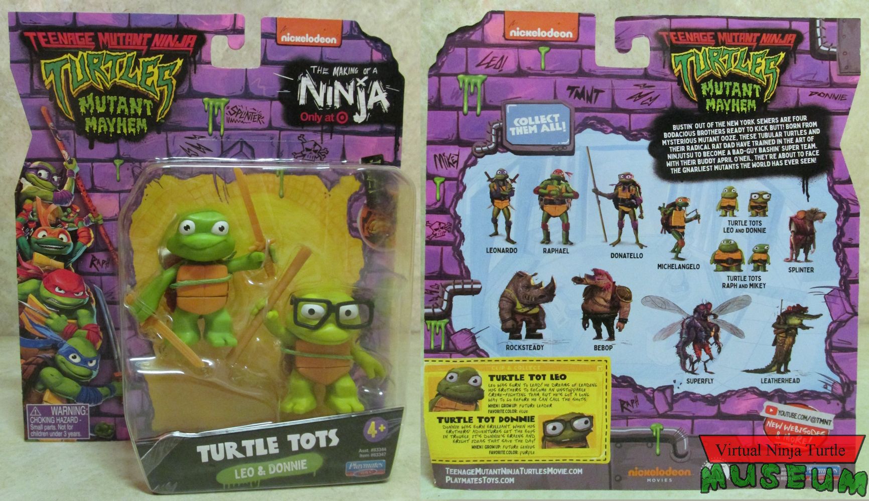 Mutant Mayhem Making of a Ninja Turtle Tots Leo & Donnie ...