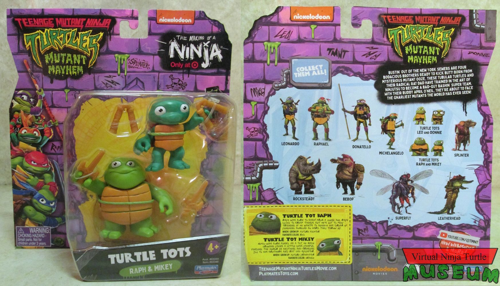 Mutant Mayhem Making of a Ninja Turtle Tots Raph & Mikey ...