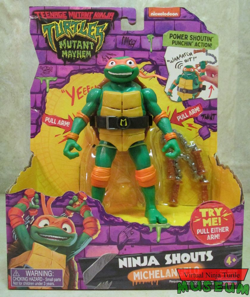 Mutant Mayhem Ninja Shouts Michelangelo