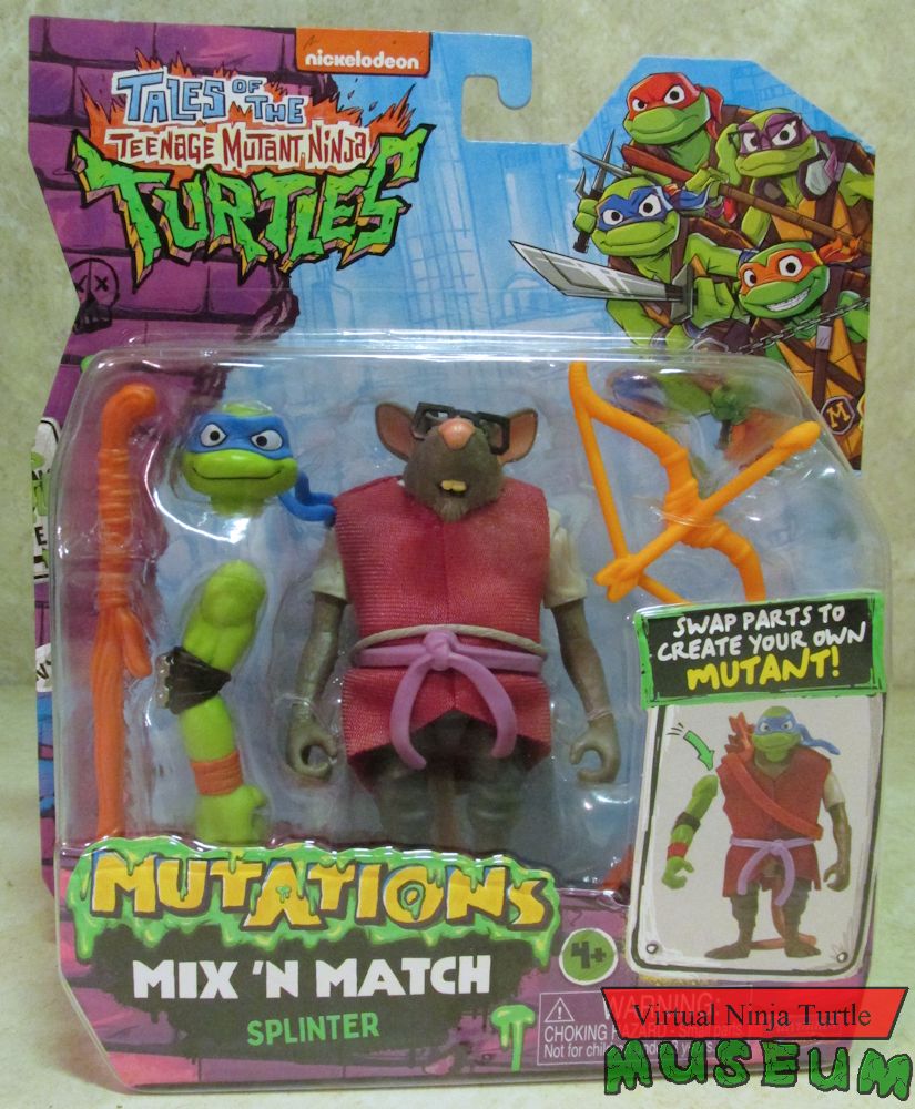 Tales of the TMNT Mutations Mix 'N Match Splinter