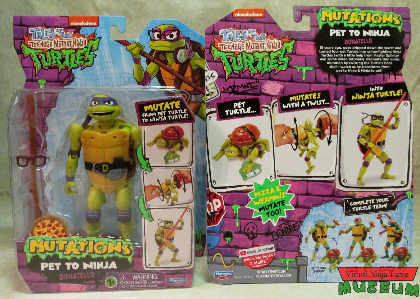 Tales of the TMNT Mutations Pet to Ninja Donatello