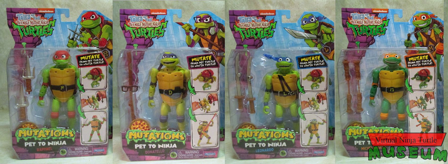 Tales of the TMNT Mutations Pet to Ninja Figures