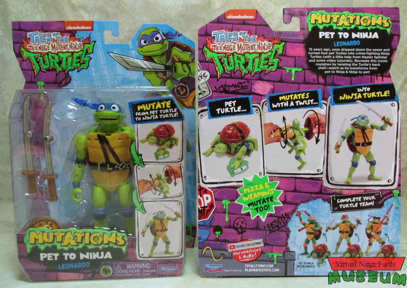 Tales of the TMNT Mutations Pet to Ninja Leonardo
