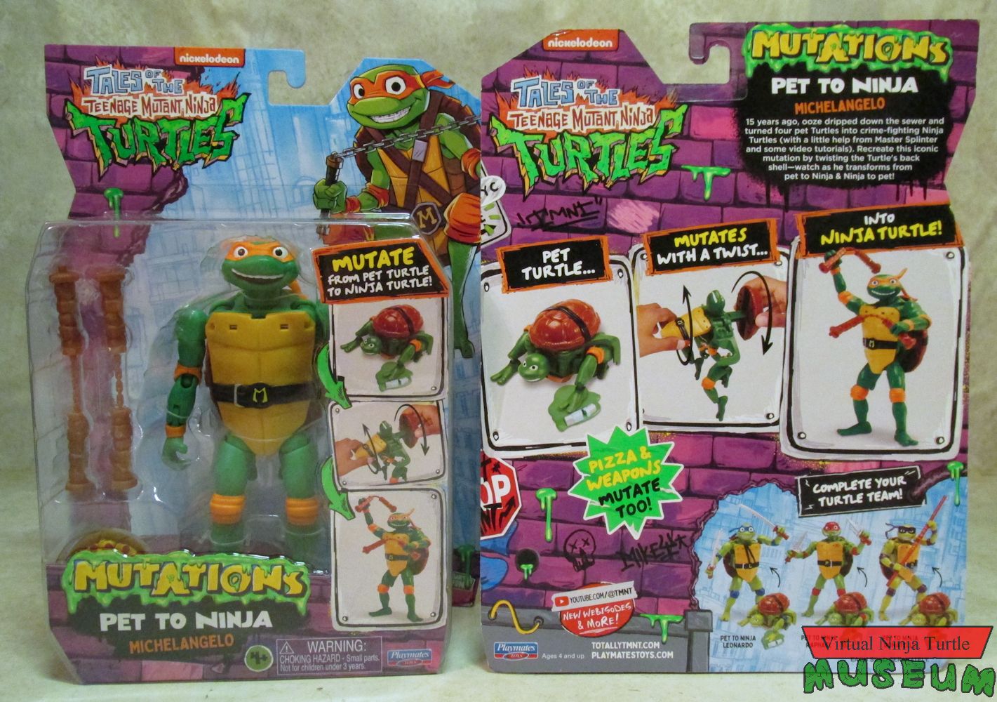 Tales of the TMNT Mutations Pet to Ninja Michelangelo