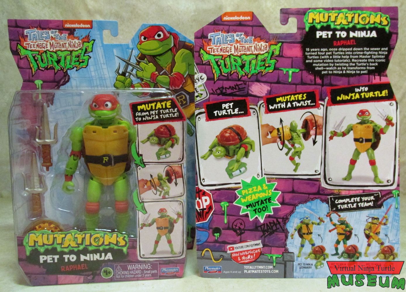 Tales of the TMNT Mutations Pet to Ninja Raphael